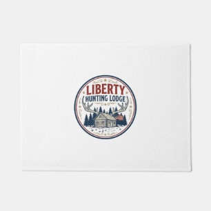 Liberty Hunting Lodge Patriotic Patriotic Hunting  Doormat