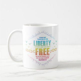 Liberty in Christ Galatians 5 Mug