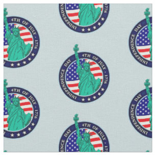 Liberty Independence Day 4th of July 1776 Fabric