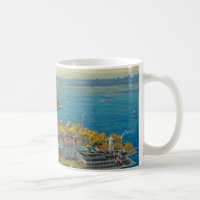 LIberty Island, New York Coffee Mug (Right)