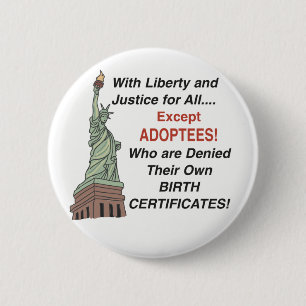 Liberty & Justice 6 Cm Round Badge