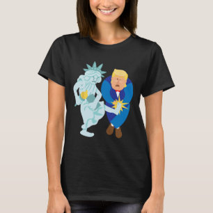 Liberty Kicks Trump 2020 Election Anti Donald Demo T-Shirt