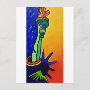 Liberty Lady Postcard