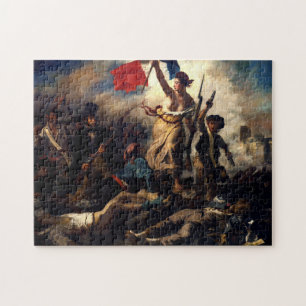 Liberty Leading the People, Eugene Delacroix Jigsaw Puzzle