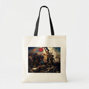 Liberty Leading the People, Eugene Delacroix Tote Bag