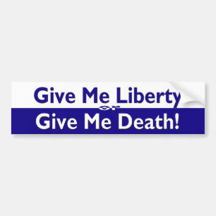 Liberty or Death Bumper Sticker