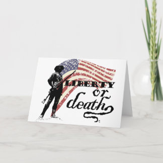 Liberty or Death Minutemen Card