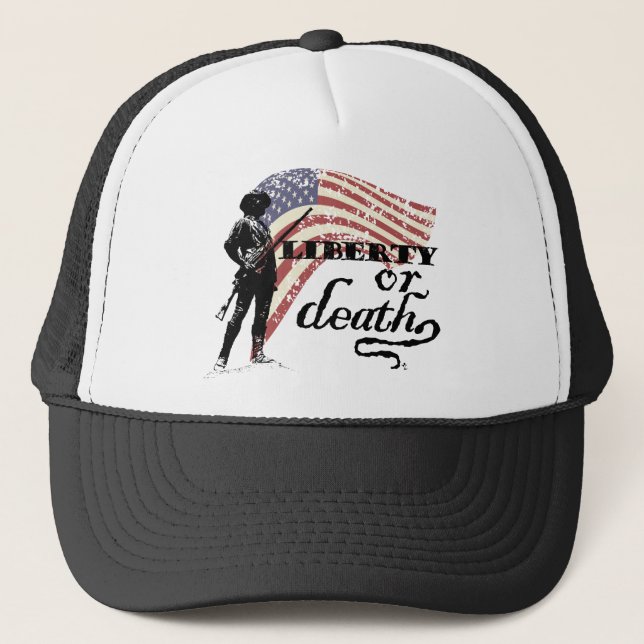 Liberty or Death Minutemen Trucker Hat (Front)