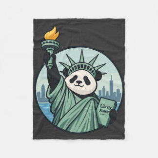 Liberty Panda Fleece Blanket