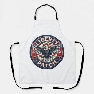 Liberty Patch Patriotic Patriotic Patch Embroidery Apron