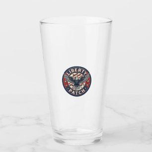 Liberty Patch Patriotic Patriotic Patch Embroidery Glass