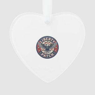 Liberty Patch Patriotic Patriotic Patch Embroidery Ornament