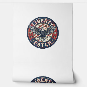 Liberty Patch Patriotic Patriotic Patch Embroidery Wallpaper