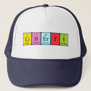 Liberty periodic table name hat