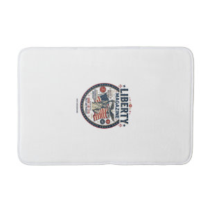 Liberty Popsicle Patriotic Patriotic Ice Cream Pop Bath Mat