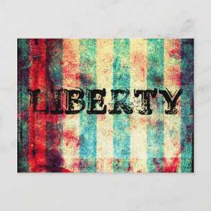LIBERTY POSTCARD