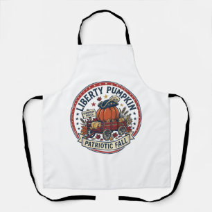 Liberty Pumpkin Patriotic Patriotic Pumpkin Fall A Apron