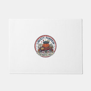 Liberty Pumpkin Patriotic Patriotic Pumpkin Fall A Doormat