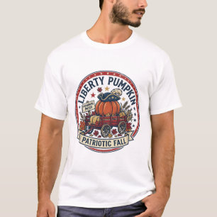 Liberty Pumpkin Patriotic Patriotic Pumpkin Fall A T-Shirt