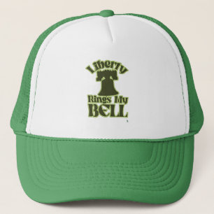 Liberty Rings My Bell Fun Travel Logo Trucker Hat