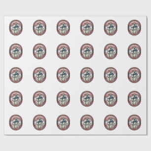 Liberty Rodeo Patriotic Patriotic Rodeo Western US Wrapping Paper