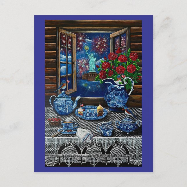 Liberty’s Tea Time Delight! Postcard (Front)