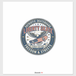 Liberty Skate Patriotic Patriotic Skateboard Vinta
