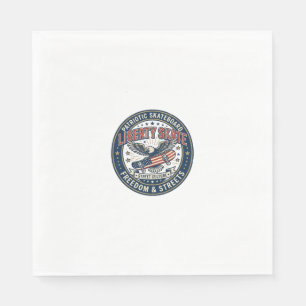 Liberty Skate Patriotic Patriotic Skateboard Vinta Napkin