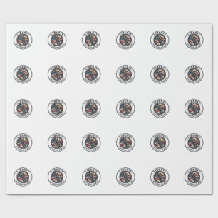 Liberty Stained Glass Patriotic Patriotic Stained Wrapping Paper