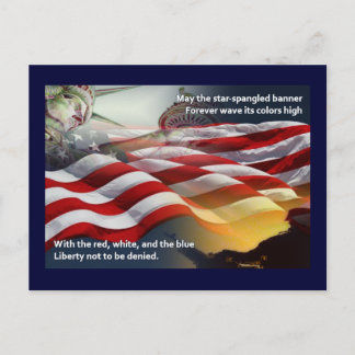 Liberty Star-Spangled Banner Postcard
