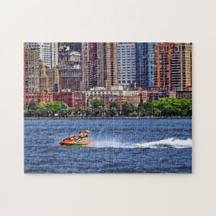 Liberty State Park - Jet Ski in Morris Canal Basin Jigsaw Puzzle