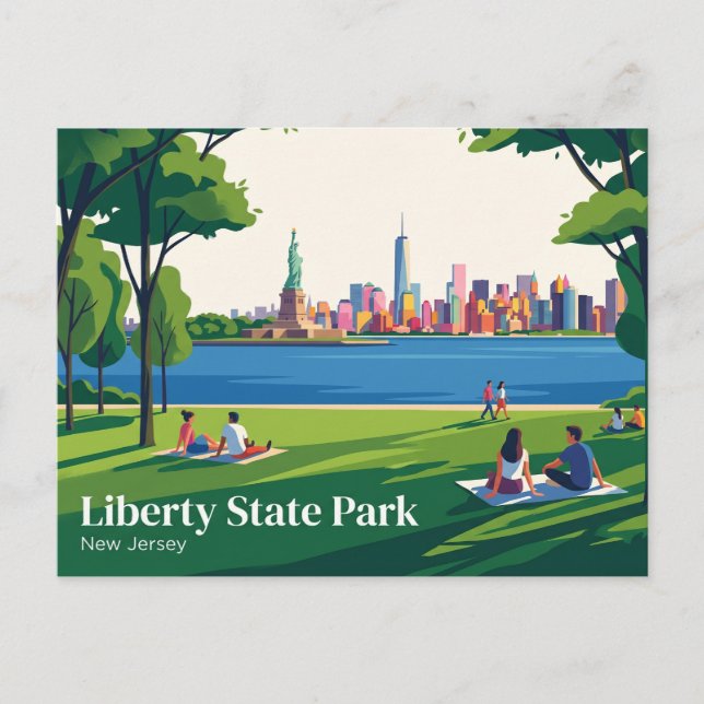 Liberty State Park USA Postcard (Front)