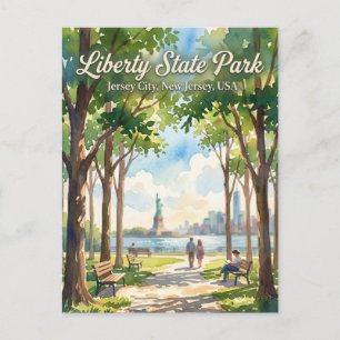 Liberty State Park USA Postcard