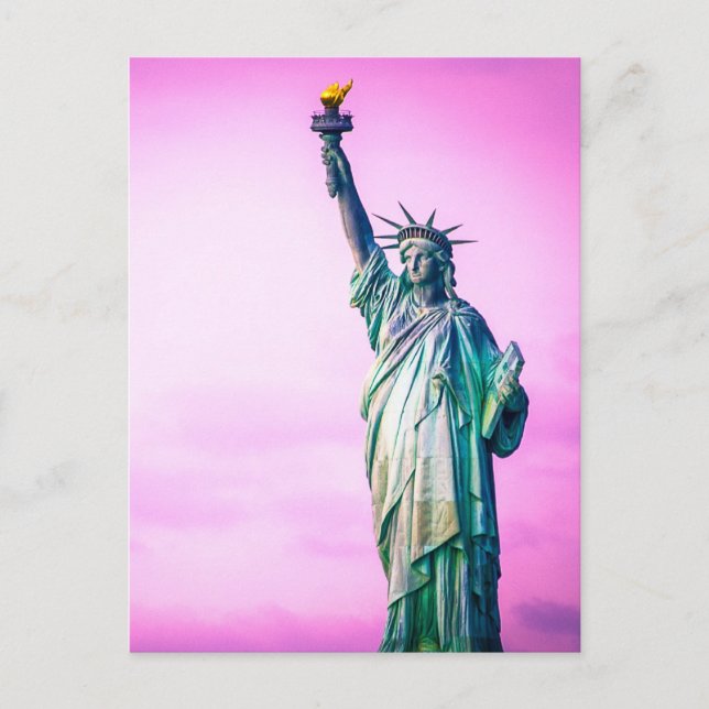Liberty Statue New York Postcard (Front)