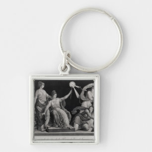 Liberty, striking down Ignorance and Fantacism Key Ring