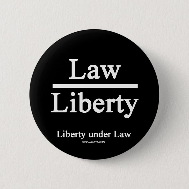 Liberty Under Law Combo Button (Front)