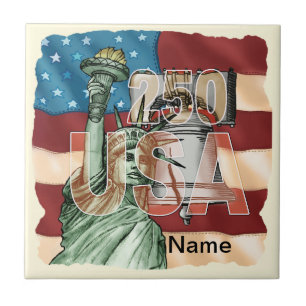 Liberty USA 250th anniversary Ceramic Tile