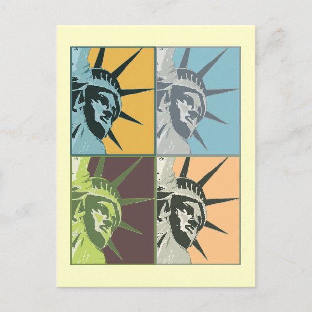 Liberty USA Postcard (Front)