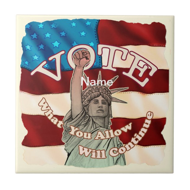 Liberty What You Allow Ceramic Tile (Front)