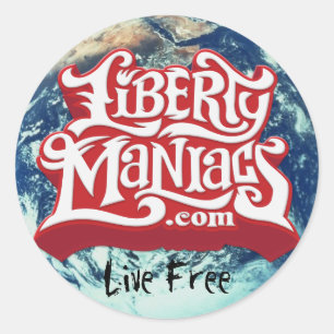 LibertyManiacs.com Sticker