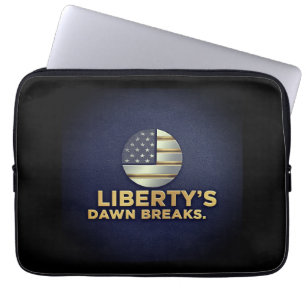 Liberty's Dawn Breaks Laptop Sleeve
