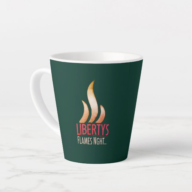 Liberty's Flame Night Latte Mug (Left Angle)