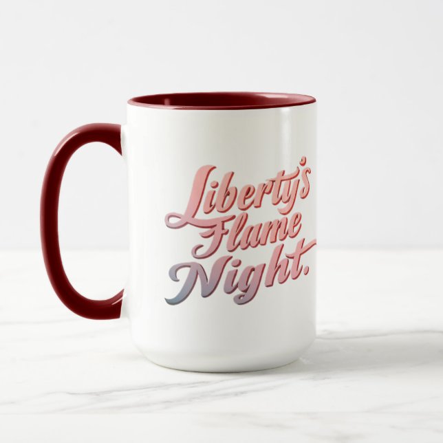 Liberty's Flame Night    Mug (Left)