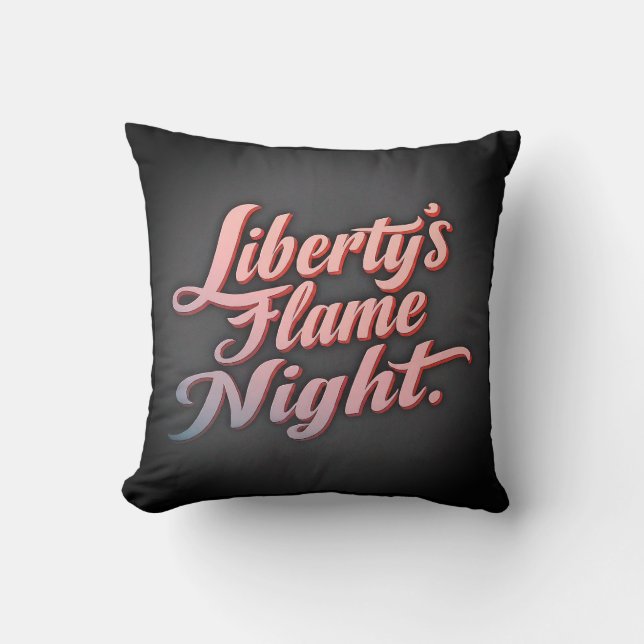 Liberty's  Lights Night  Cushion (Front)