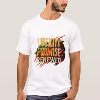 Liberty's Promise Renewed – A Tribute to Freedom - T-Shirt
