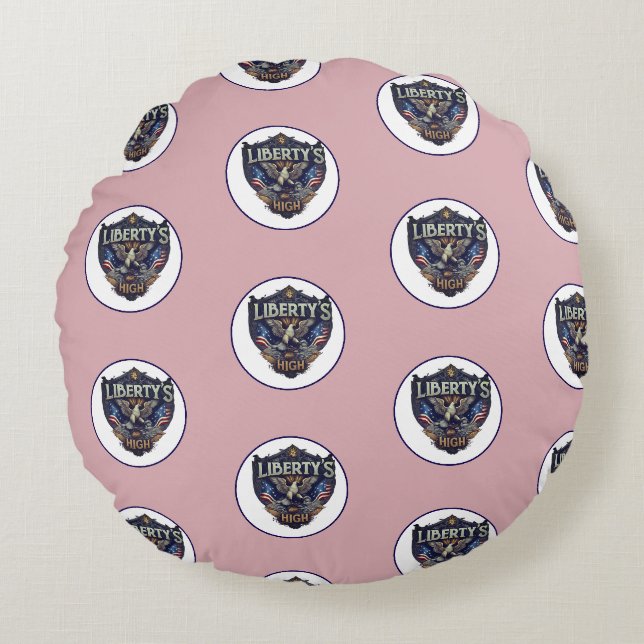 Liberty's solars high round cushion (Front)