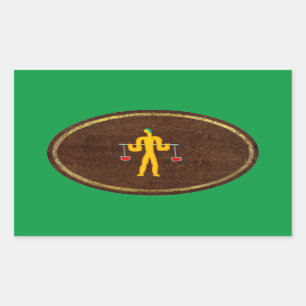 Libra 2008 rectangular sticker