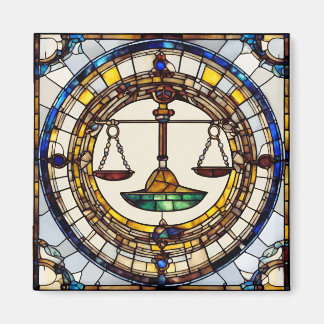 Libra 2 Inch Square Zodiac Magnet