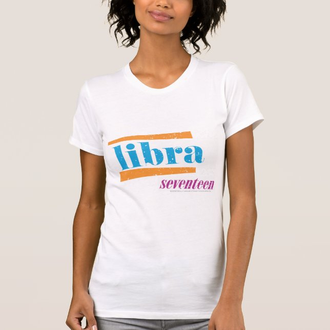 Libra Aqua T-Shirt (Front)