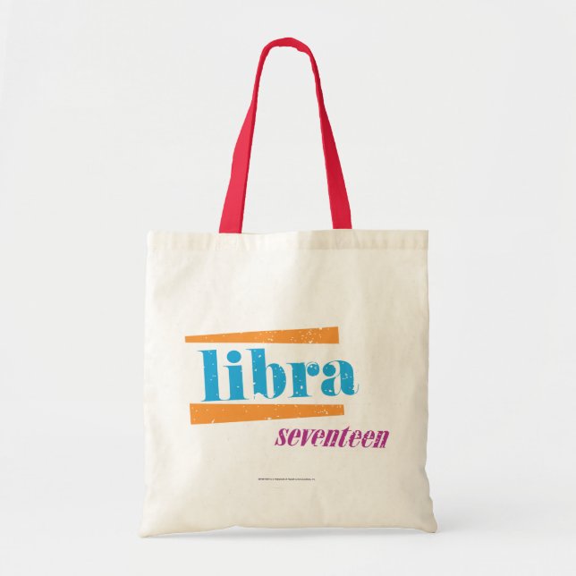 Libra Aqua Tote Bag (Front)